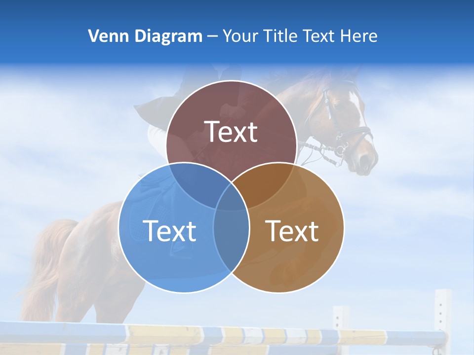 Fences Barrier Equestrian PowerPoint Template