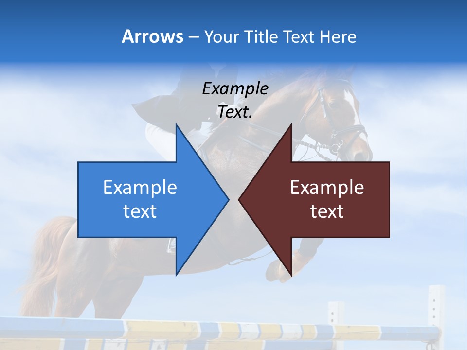 Fences Barrier Equestrian PowerPoint Template