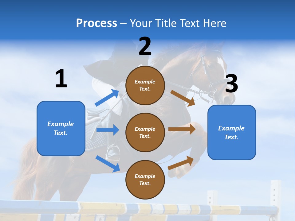 Fences Barrier Equestrian PowerPoint Template
