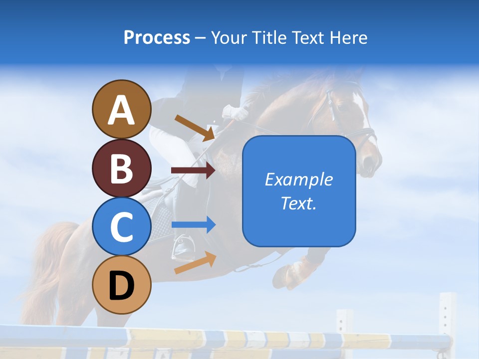 Fences Barrier Equestrian PowerPoint Template