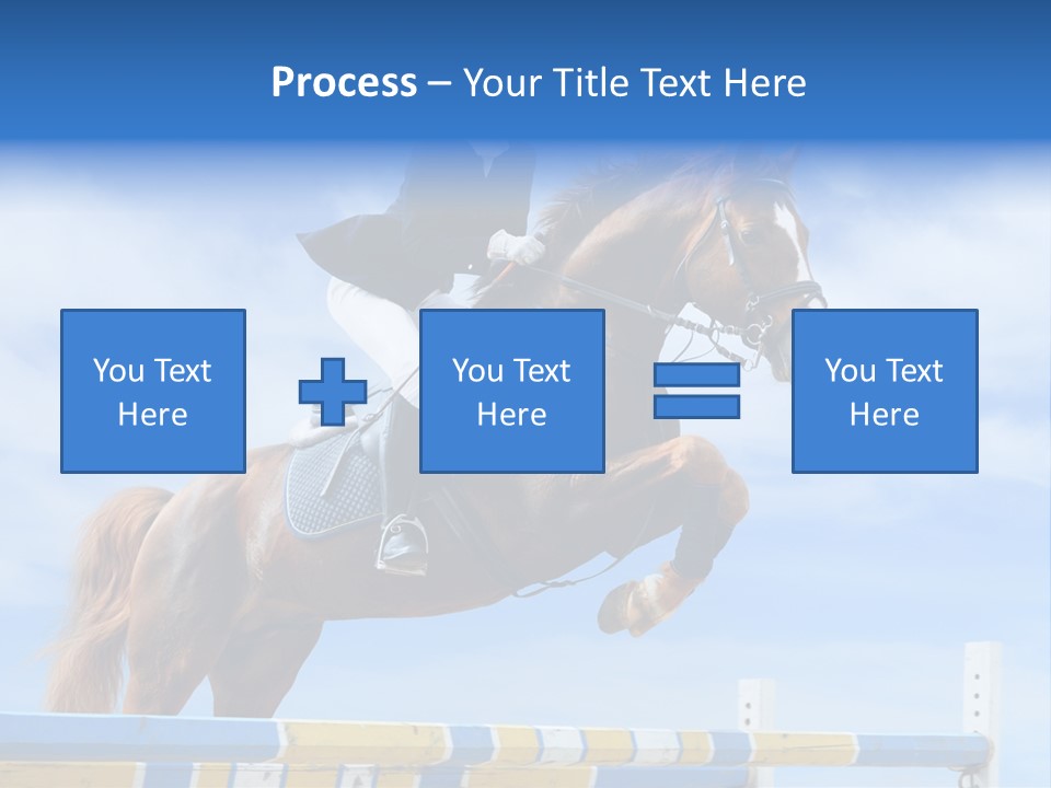 Fences Barrier Equestrian PowerPoint Template