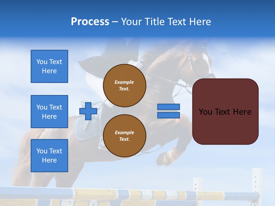 Fences Barrier Equestrian PowerPoint Template