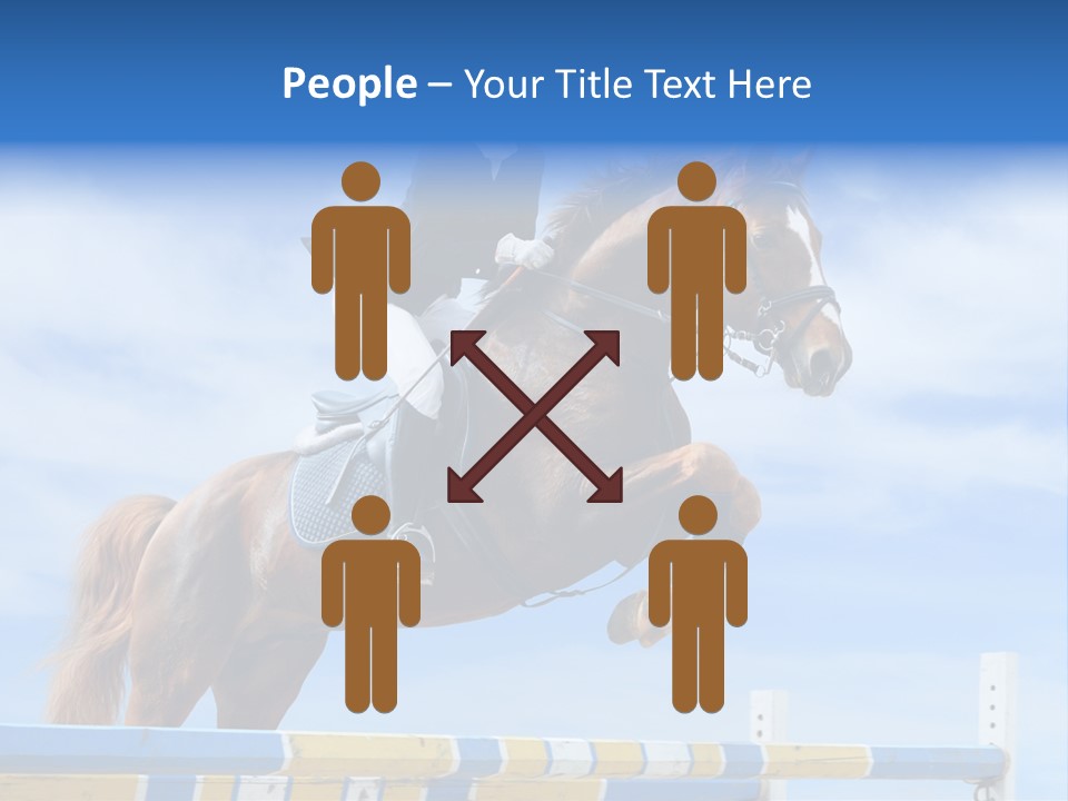 Fences Barrier Equestrian PowerPoint Template