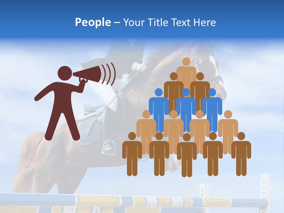 Fences Barrier Equestrian PowerPoint Template