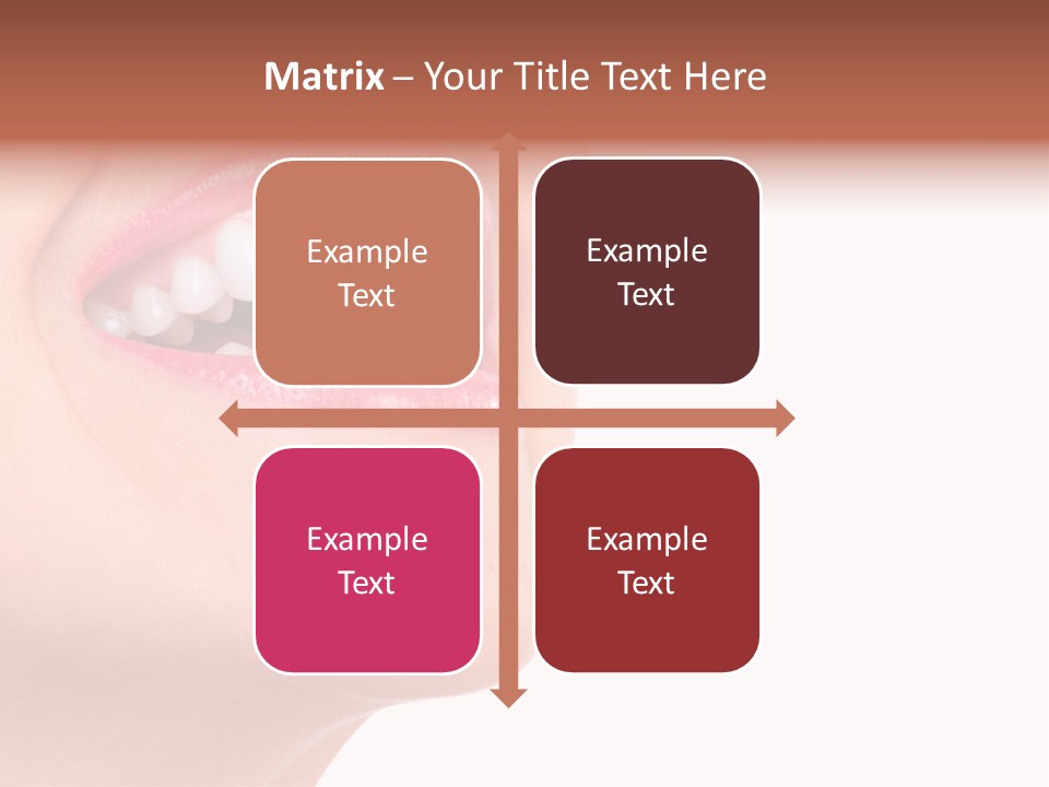 Lady Girl Background PowerPoint Template