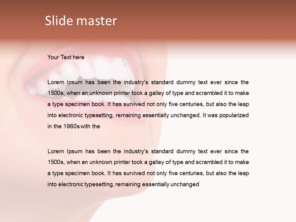 Lady Girl Background PowerPoint Template