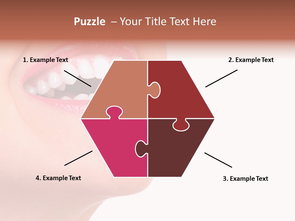 Lady Girl Background PowerPoint Template