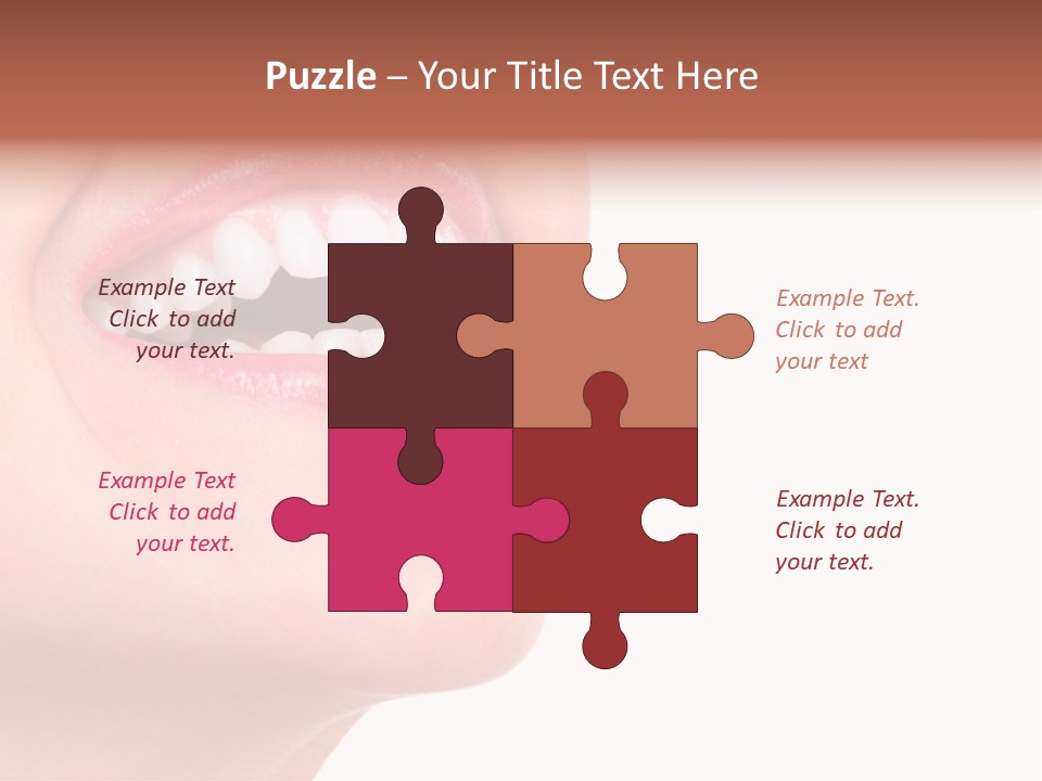 Lady Girl Background PowerPoint Template