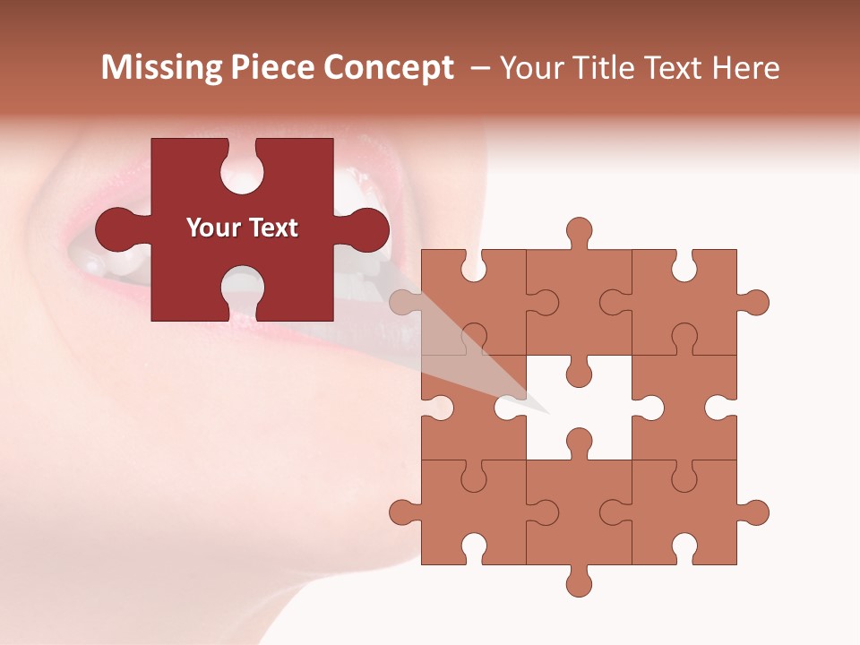 Lady Girl Background PowerPoint Template