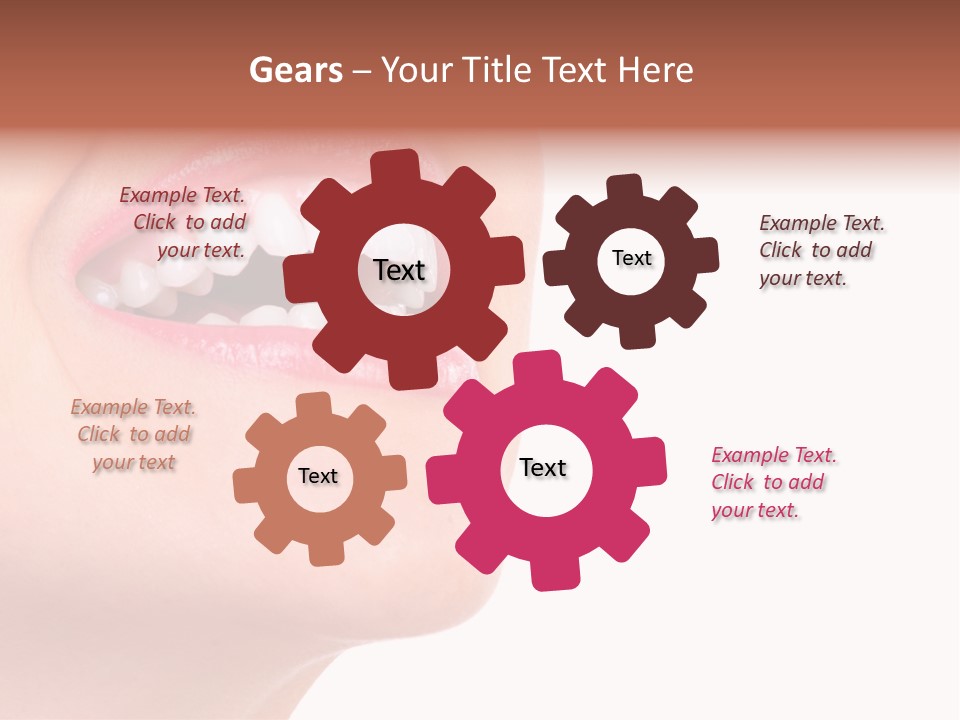 Lady Girl Background PowerPoint Template