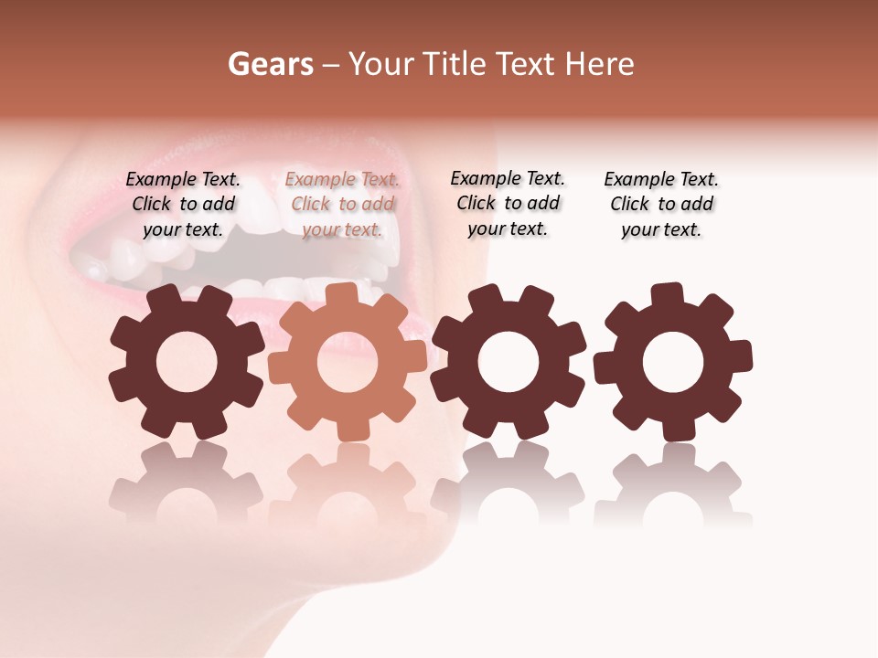 Lady Girl Background PowerPoint Template