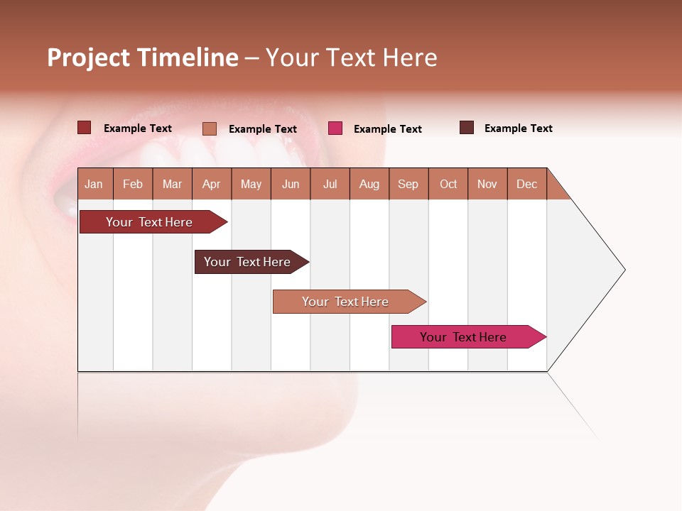 Lady Girl Background PowerPoint Template