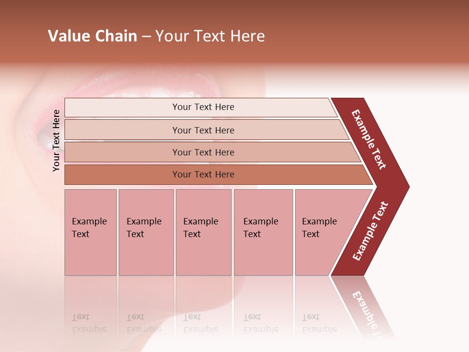 Lady Girl Background PowerPoint Template