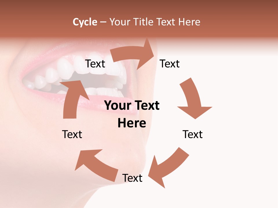 Lady Girl Background PowerPoint Template