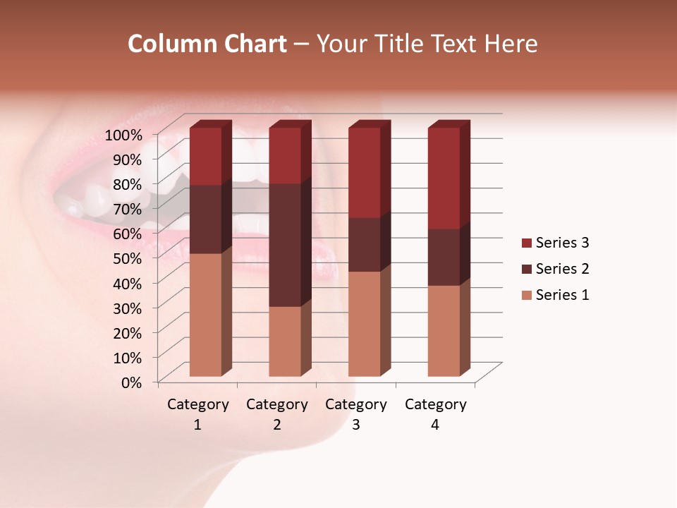 Lady Girl Background PowerPoint Template