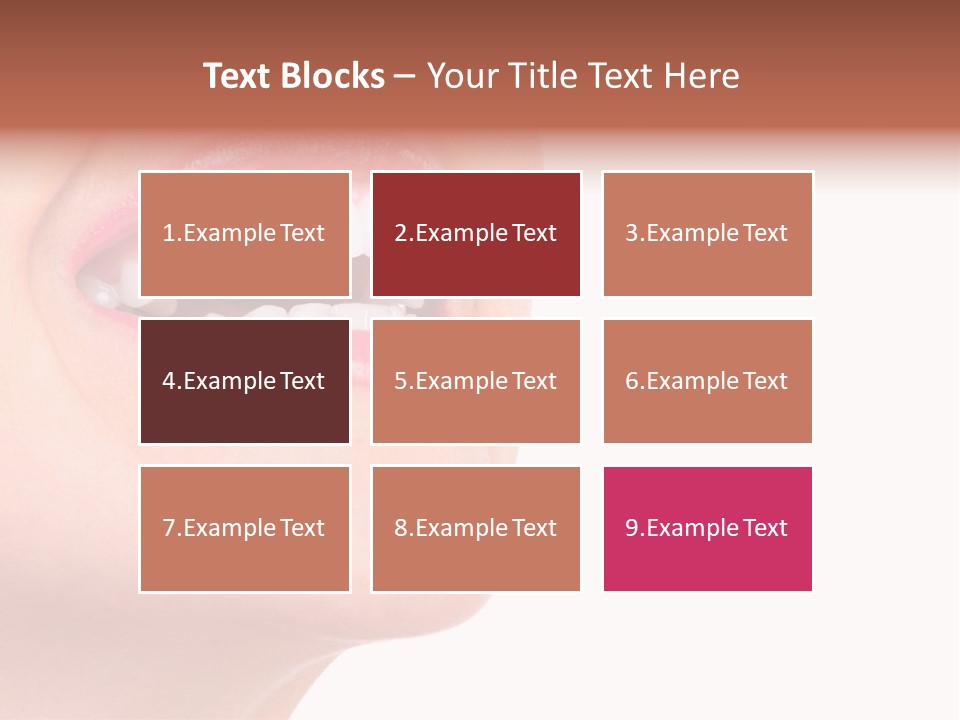 Lady Girl Background PowerPoint Template