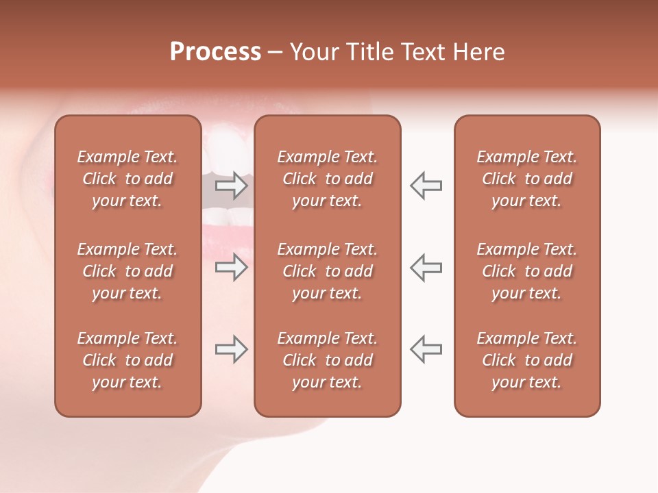 Lady Girl Background PowerPoint Template