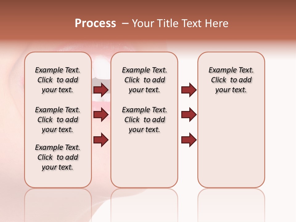Lady Girl Background PowerPoint Template
