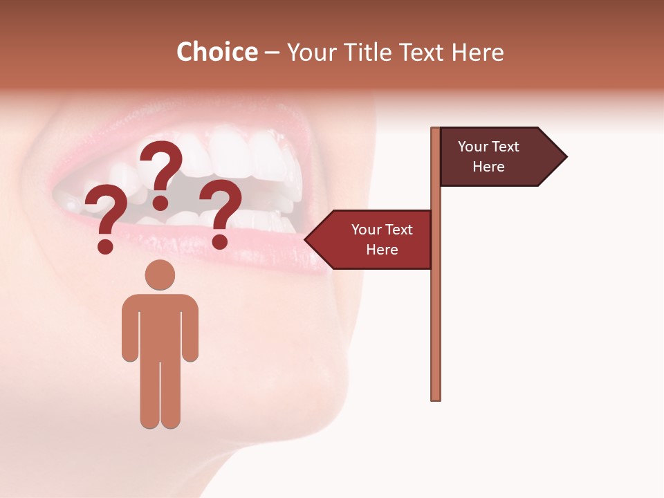 Lady Girl Background PowerPoint Template