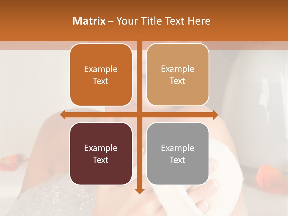 Orange Blond Nice PowerPoint Template