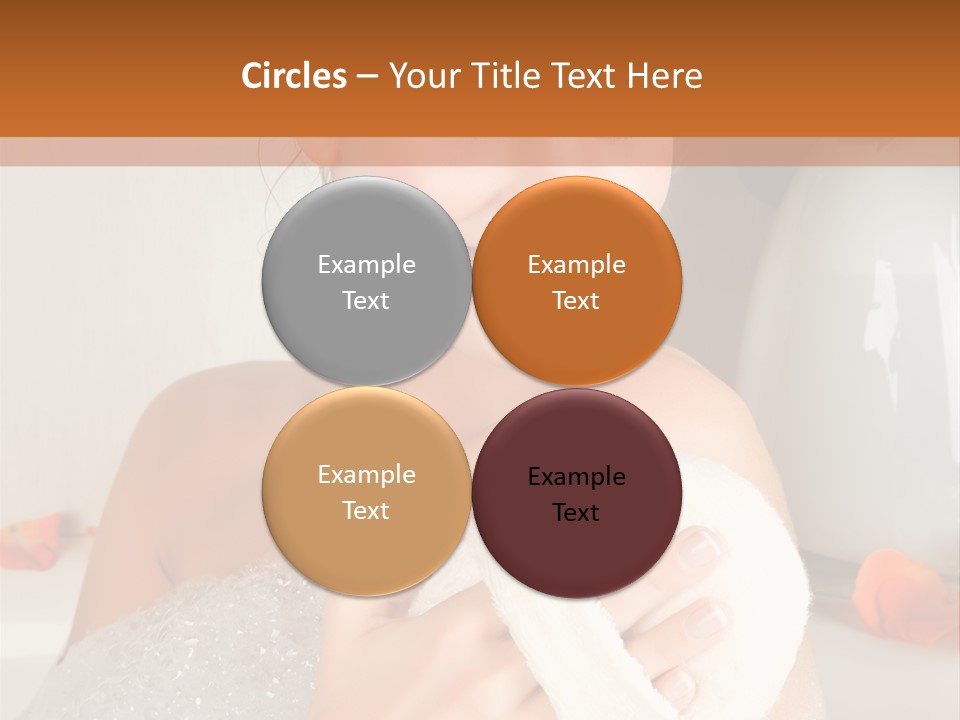 Orange Blond Nice PowerPoint Template