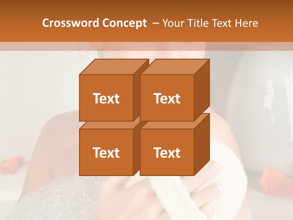 Orange Blond Nice PowerPoint Template