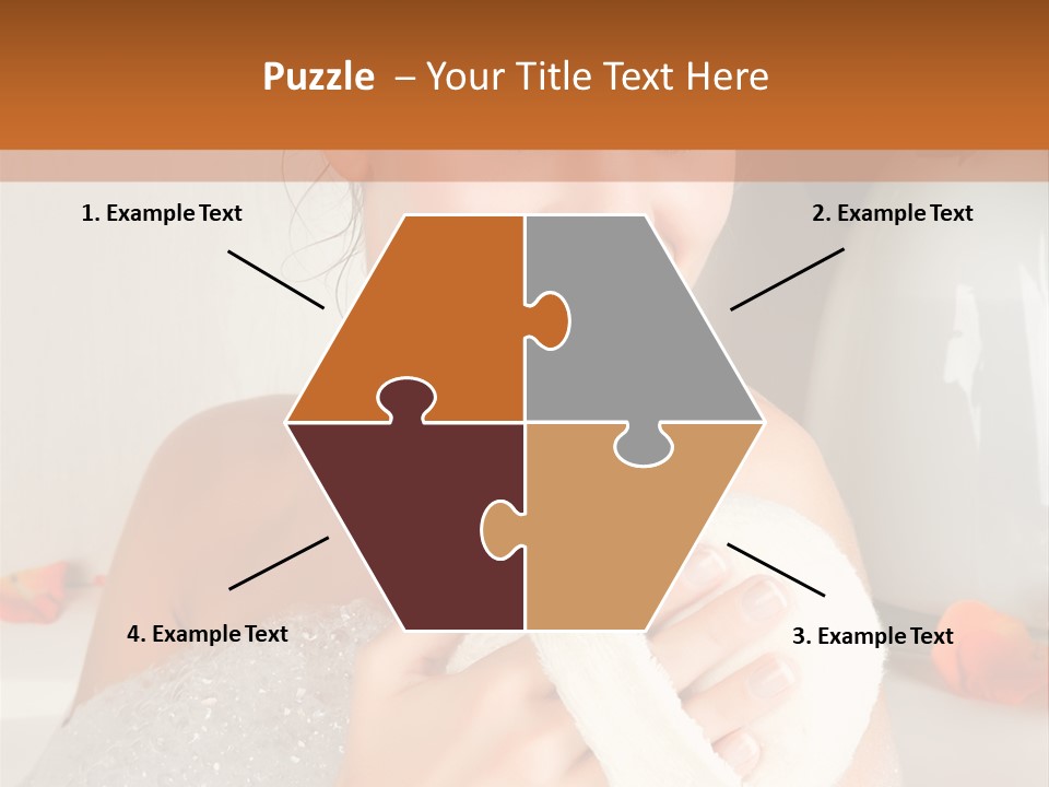 Orange Blond Nice PowerPoint Template