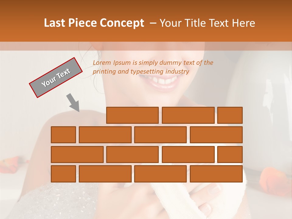 Orange Blond Nice PowerPoint Template