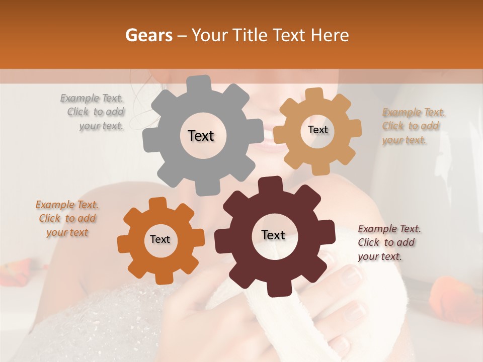 Orange Blond Nice PowerPoint Template