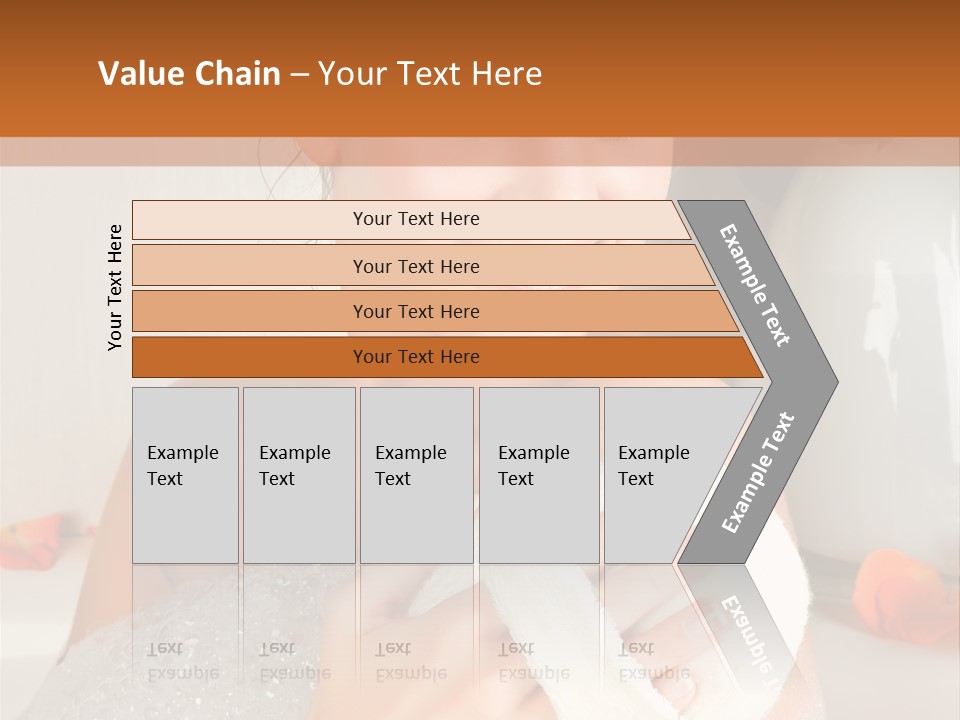 Orange Blond Nice PowerPoint Template