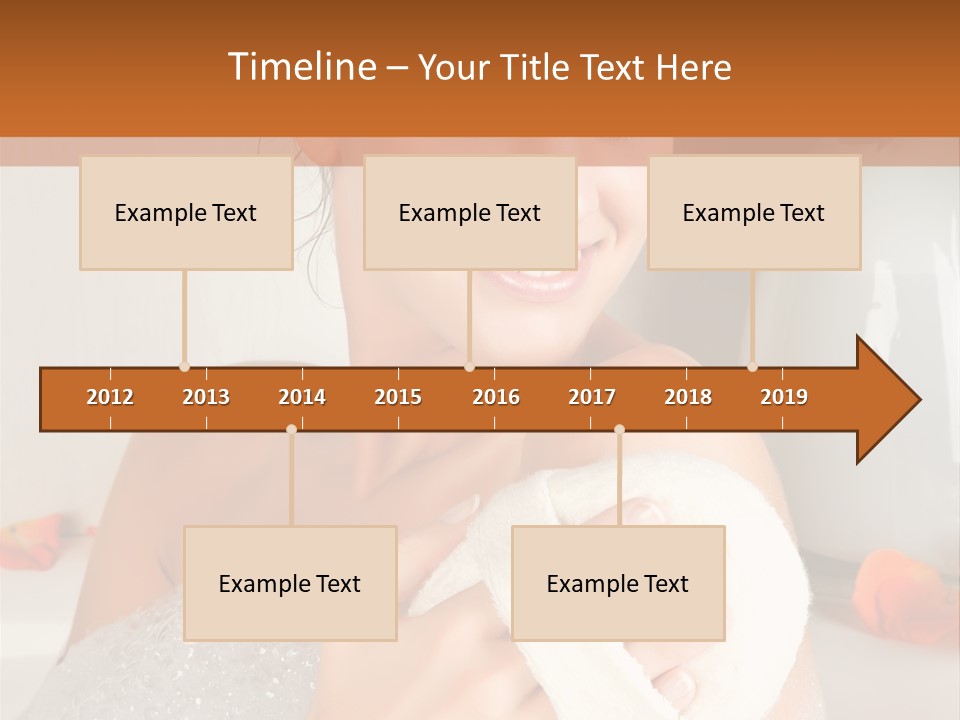 Orange Blond Nice PowerPoint Template