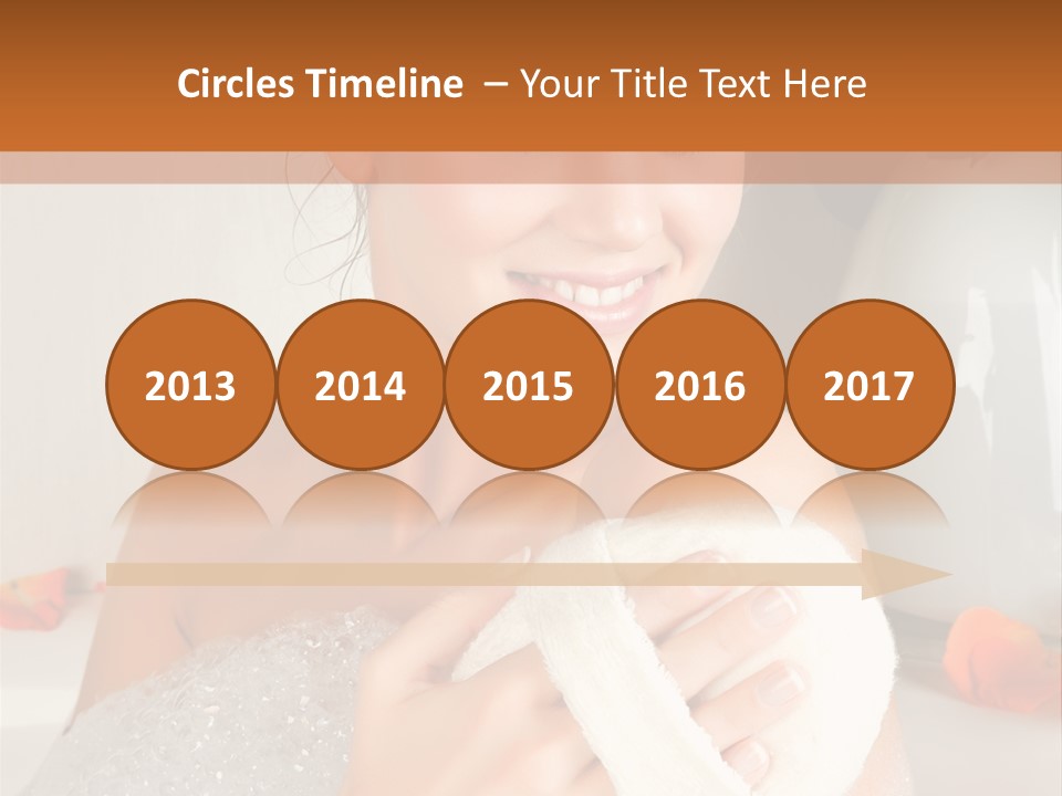 Orange Blond Nice PowerPoint Template