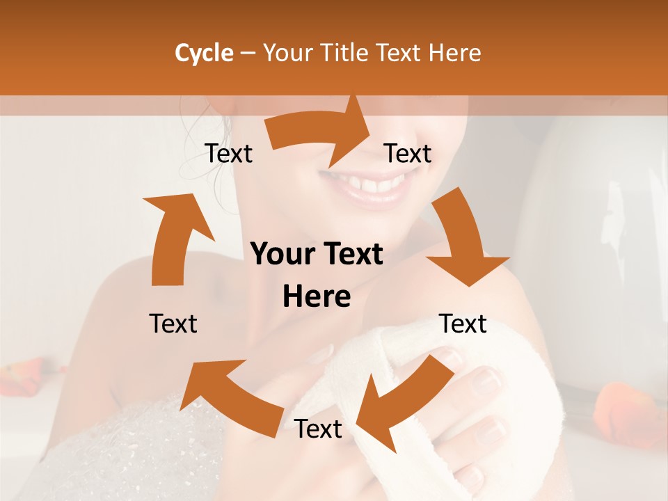 Orange Blond Nice PowerPoint Template