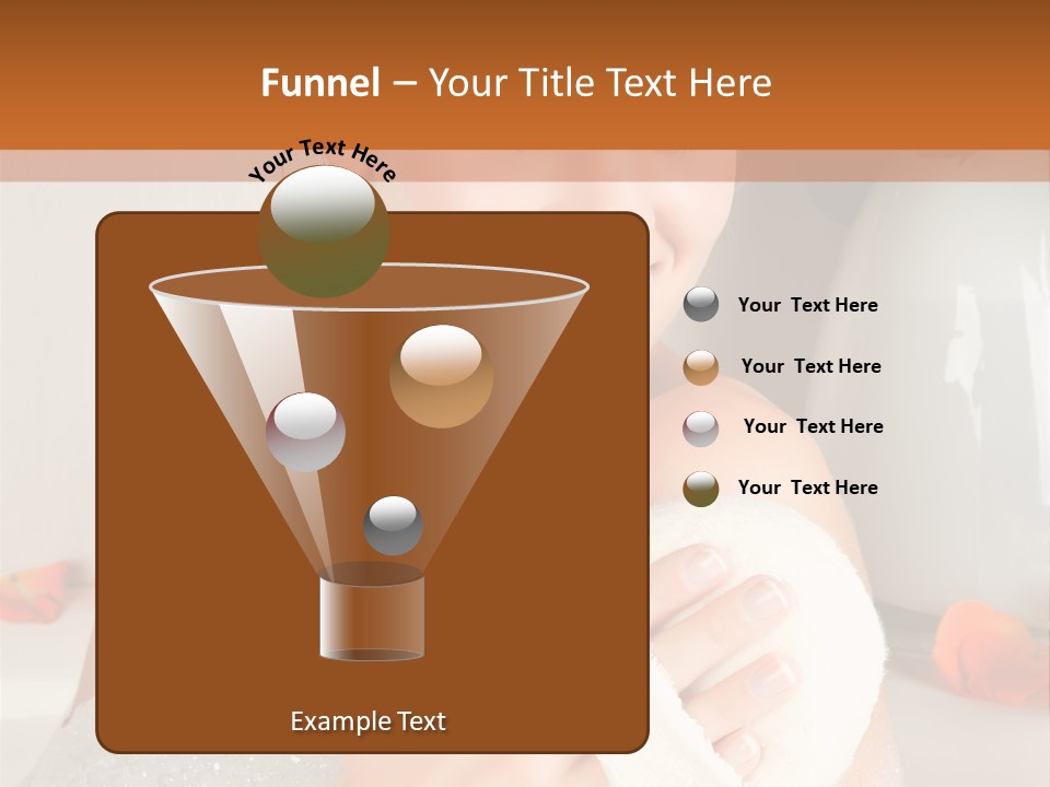 Orange Blond Nice PowerPoint Template