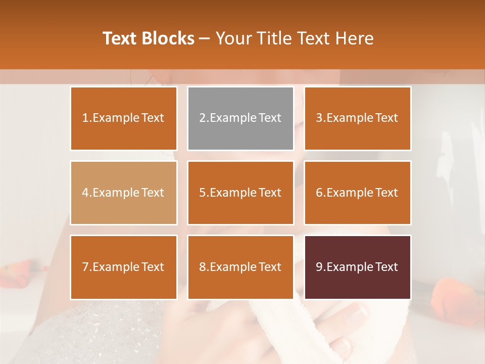 Orange Blond Nice PowerPoint Template