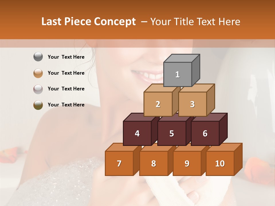 Orange Blond Nice PowerPoint Template