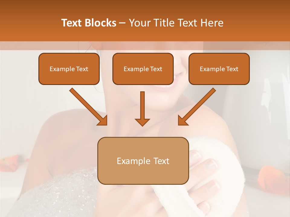 Orange Blond Nice PowerPoint Template