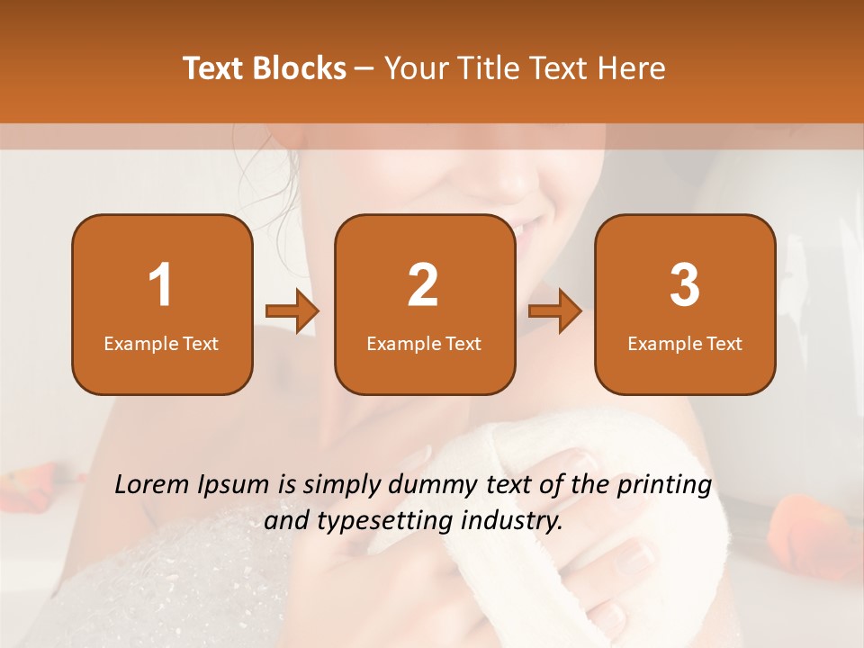 Orange Blond Nice PowerPoint Template