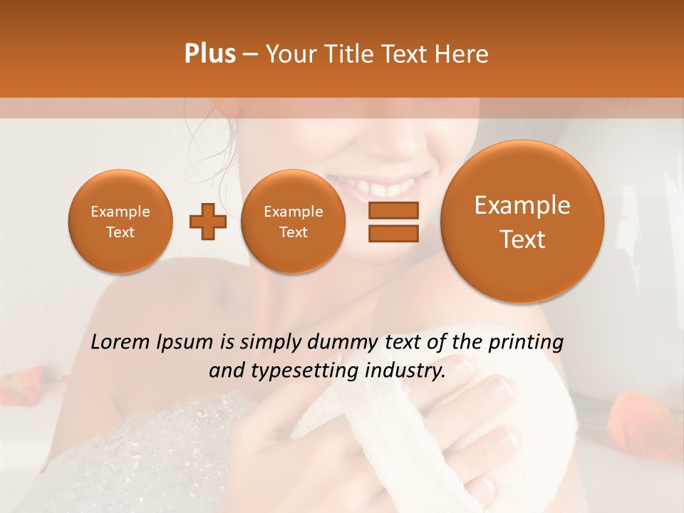 Orange Blond Nice PowerPoint Template