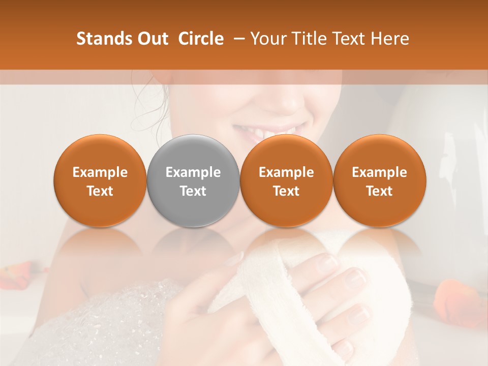Orange Blond Nice PowerPoint Template