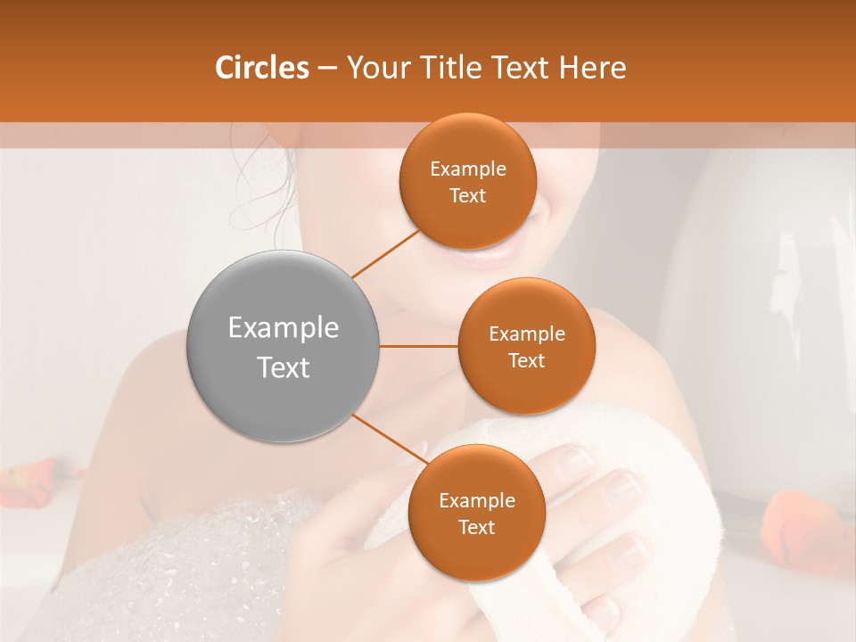 Orange Blond Nice PowerPoint Template