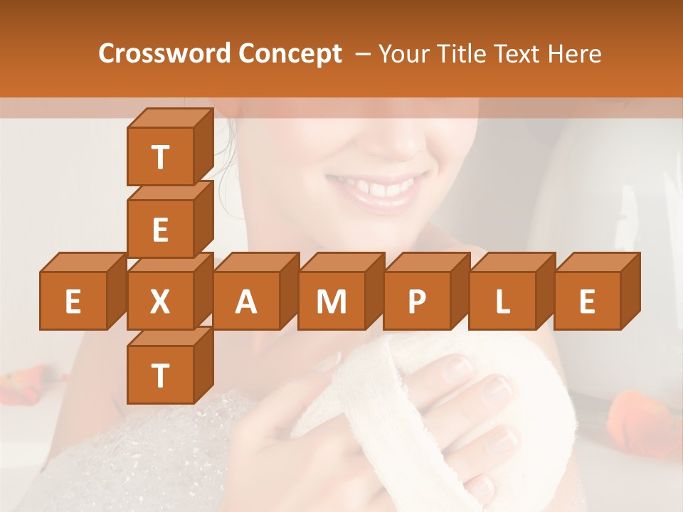 Orange Blond Nice PowerPoint Template