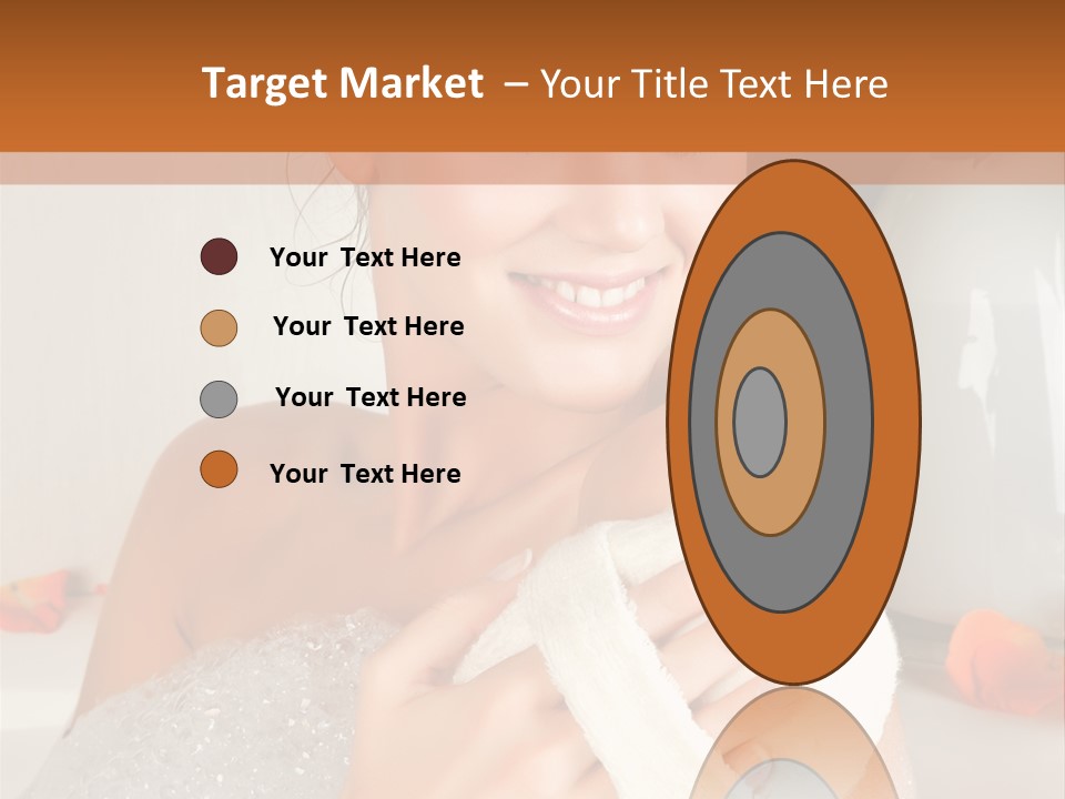 Orange Blond Nice PowerPoint Template