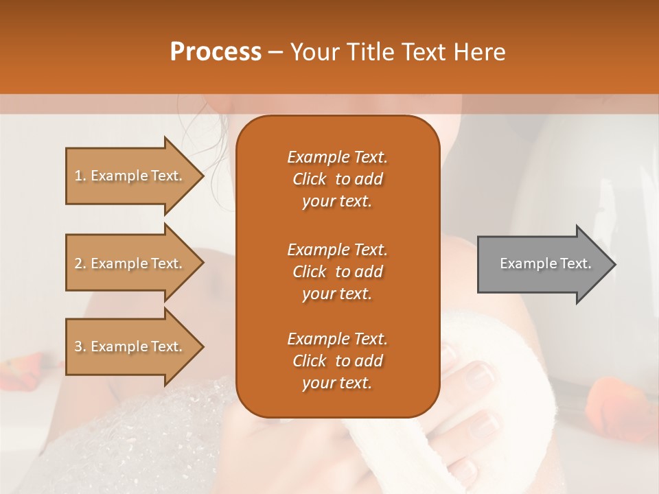 Orange Blond Nice PowerPoint Template