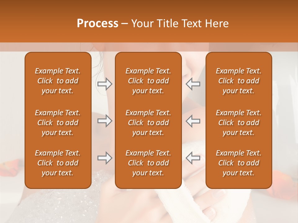 Orange Blond Nice PowerPoint Template