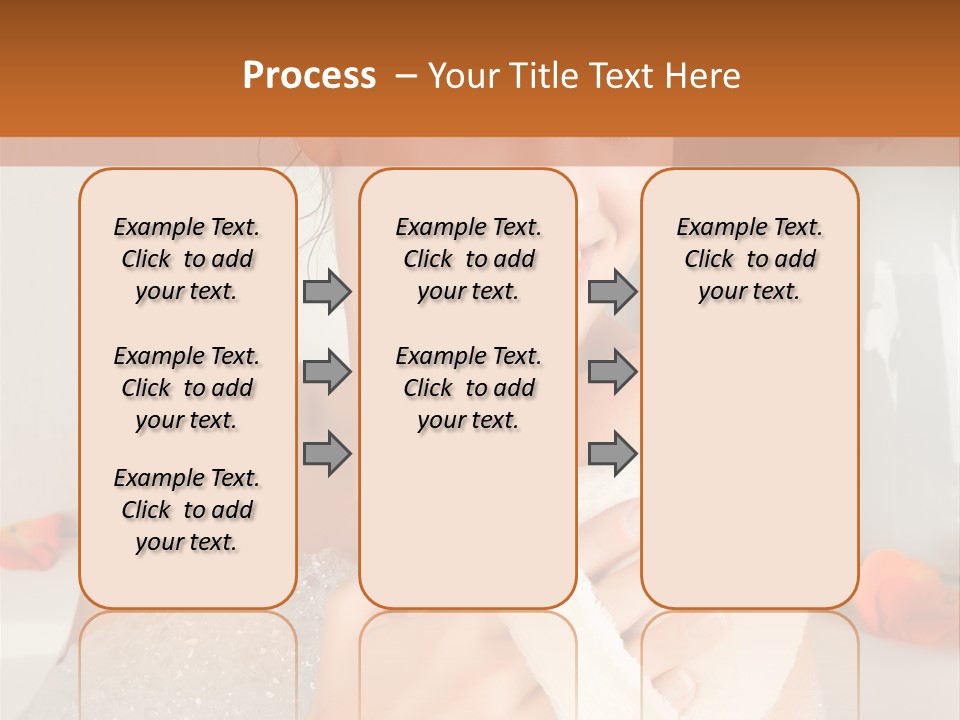 Orange Blond Nice PowerPoint Template