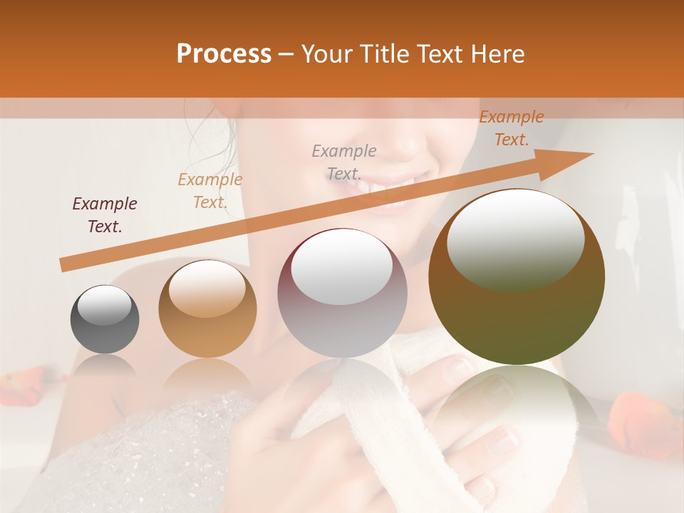 Orange Blond Nice PowerPoint Template