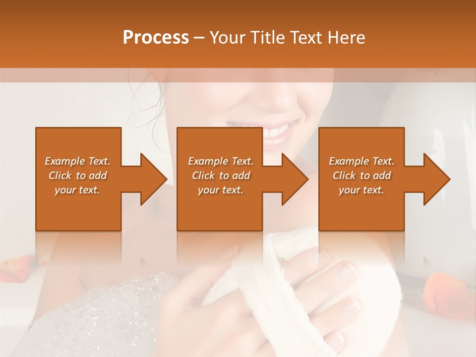 Orange Blond Nice PowerPoint Template