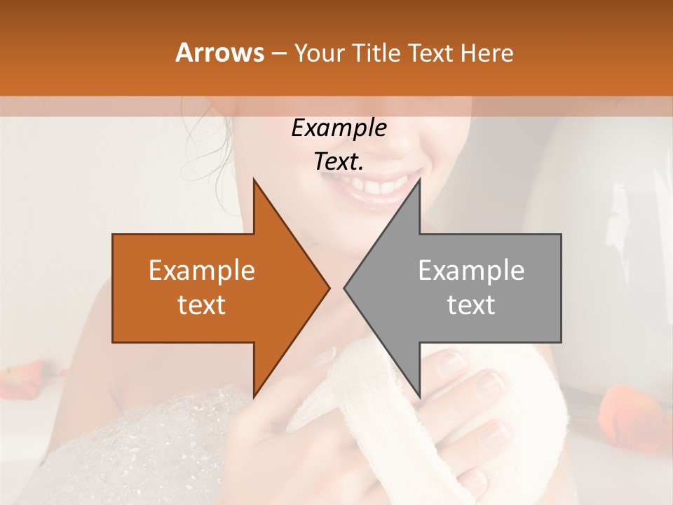 Orange Blond Nice PowerPoint Template