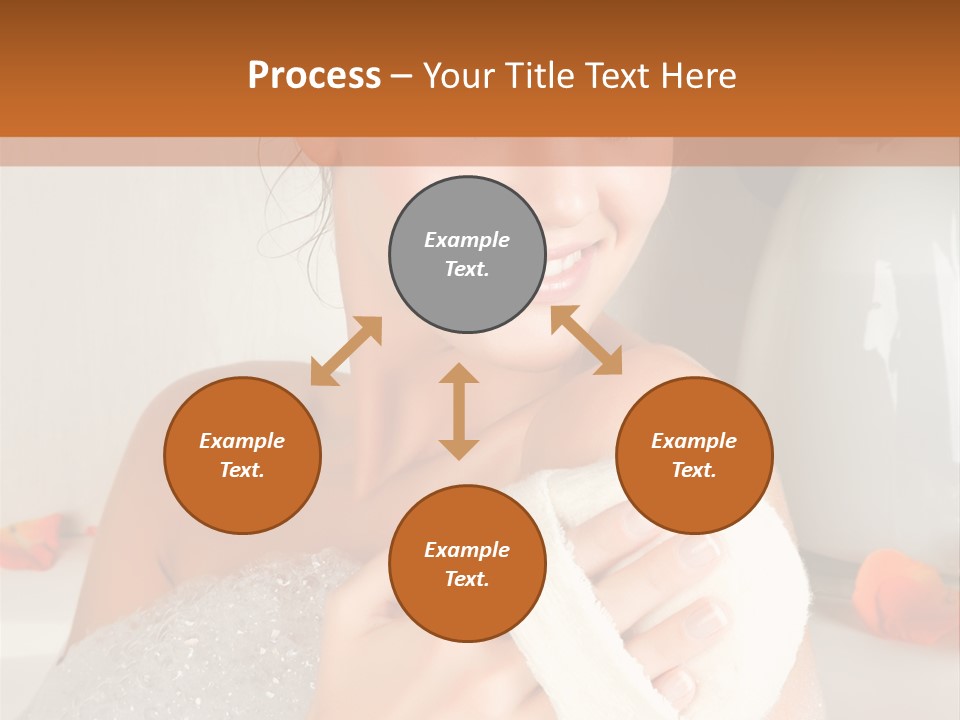 Orange Blond Nice PowerPoint Template